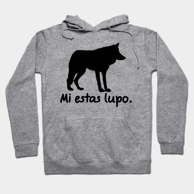 Mi estas lupo Hoodie by dikleyt